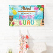 Luau Tropical Theme Spandoek (Insitu)