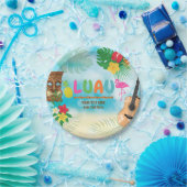 Luau Tropisch thema Papieren Bordje (Feest)