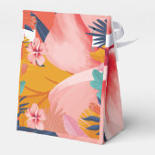 Luau Tropische zomer verjaardag Bedankdoosjes (Achterkant)