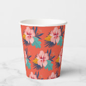 Luau tropische zomer zwembad partij Verjaardag Papieren Bekers (Achterkant)