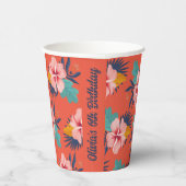 Luau tropische zomer zwembad partij Verjaardag Papieren Bekers (Rechts)