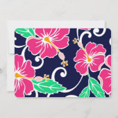 Luau Uitnodiging (Achterkant)