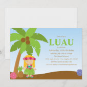Luau | Uitnodiging (Voorkant / Achterkant)