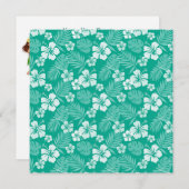 Luau Uitnodiging (Voorkant / Achterkant)