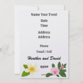 Luau uitnodiging door SRF (Achterkant)