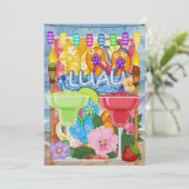 Luau uitnodiging door SRF (Staand voorkant)