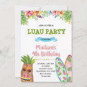 Luau-uitnodiging Kaart (Voorkant)