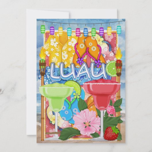 Luau uitnodiging van SRF (Voorkant)