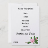 Luau uitnodiging van SRF (Achterkant)