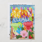 Luau uitnodiging van SRF (Voorkant / Achterkant)