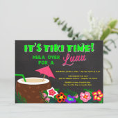 Luau-uitnodigingen, Hawaiiaanse uitnodigingen (Staand voorkant)