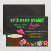 Luau-uitnodigingen, Hawaiiaanse uitnodigingen (Voorkant / Achterkant)