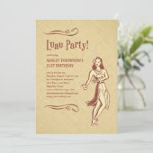 Luau-uitnodigingen Kaart (Staand voorkant)