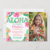 Luau Verjaardag Kaart (Voorkant)