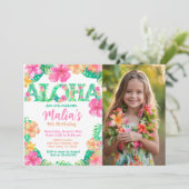 Luau Verjaardag Kaart (Staand voorkant)