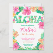 Luau Verjaardag Kaart (Voorkant)