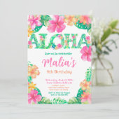 Luau Verjaardag Kaart (Staand voorkant)