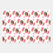 Luau verjaardag Tropische strandnaam Inpakpapier Vel (Voorkant)