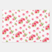 Luau verjaardag Tropische strandnaam Inpakpapier Vel (Voorkant 2)