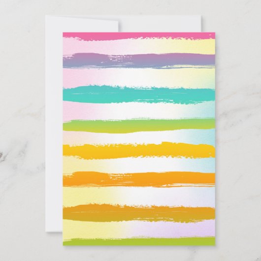 Luau Verjaardag Uitnodiging Hawaiian Luau Party (Achterkant)