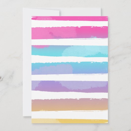 Luau-verjaardagsfeestje Hawaiaanse ananas zwembadf Kaart (Achterkant)