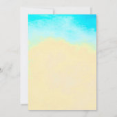 Luau verjaardagsuitnodiging Hawaiian uitnodiging A (Achterkant)