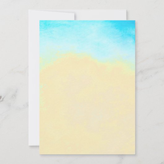 Luau verjaardagsuitnodiging Hawaiian uitnodiging A (Achterkant)