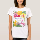 Luau Verloving Feest T-shirt (Voorkant)
