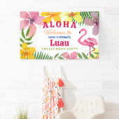 Luau Verloving Feest Verwelkoming Spandoek (Insitu)