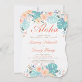 Luau Verloving Uitnodiging (Voorkant)