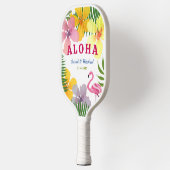 Luau Verlovingsfeest Pickleball Paddle (Links)