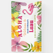 Luau Verlovingsfeest Welkom Spandoek (Verticaal)