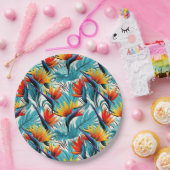 Luau vogel van het paradijs papieren bordje (Feest)