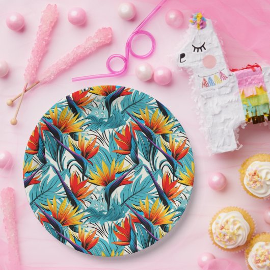 Luau vogel van het paradijs papieren bordje (Feest)