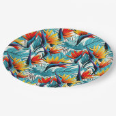 Luau vogel van het paradijs papieren bordje (Gekanteld)