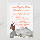 Luau Wedding Party for Couples Invitation Kaart (Voorkant)