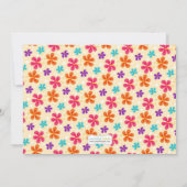 Luau Wedding Shower-uitnodiging Kaart (Achterkant)