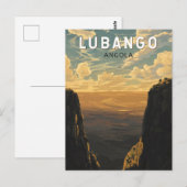 Lubango Angola Travel Art Vintage Briefkaart (Voorkant / Achterkant)