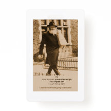 Lubavitcher Rebbe gaat naar de Ohel. 770. Chabad