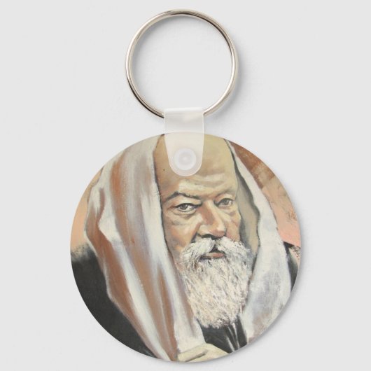 LUBAVITCHER REBBE SLEUTELHANGER (Voorkant)