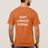 Lubbock Boring behouden T-shirt (Achterkant)