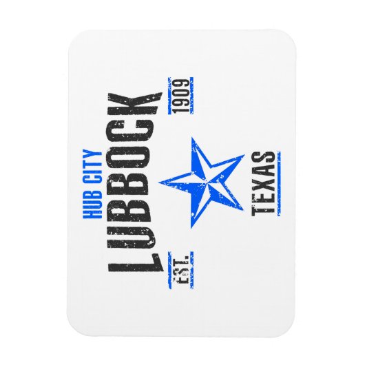 Lubbock Magneet (Verticaal)