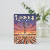 Lubbock Texas Briefkaart (Staand voorkant)