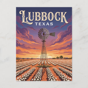 Lubbock Texas Briefkaart
