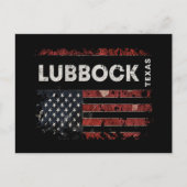 Lubbock Texas Briefkaart (Voorkant)