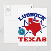 Lubbock, Texas Briefkaart (Voorkant / Achterkant)