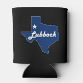 Lubbock, Texas Lonestar State West Texas Beverage Blikjeskoeler (Achterkant)