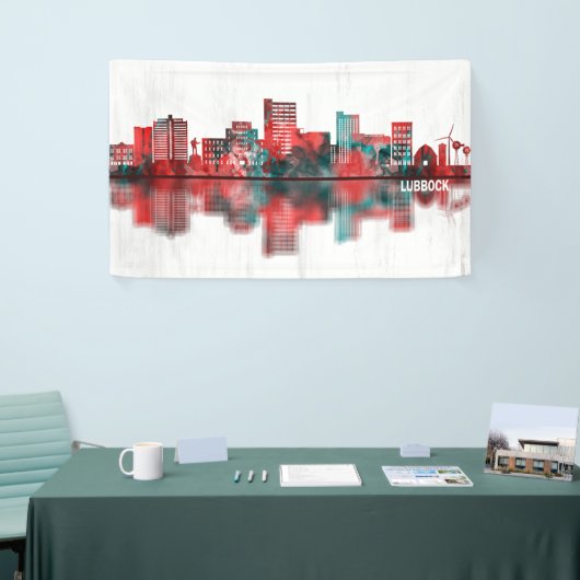 Lubbock Texas Skyline Spandoek (Beurs)