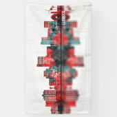 Lubbock Texas Skyline Spandoek (Verticaal)