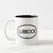Lubbock, Texas Tweekleurige Koffiemok (Links)